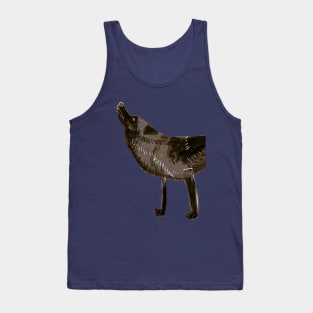 Totem Yukon Black Wolf Tank Top